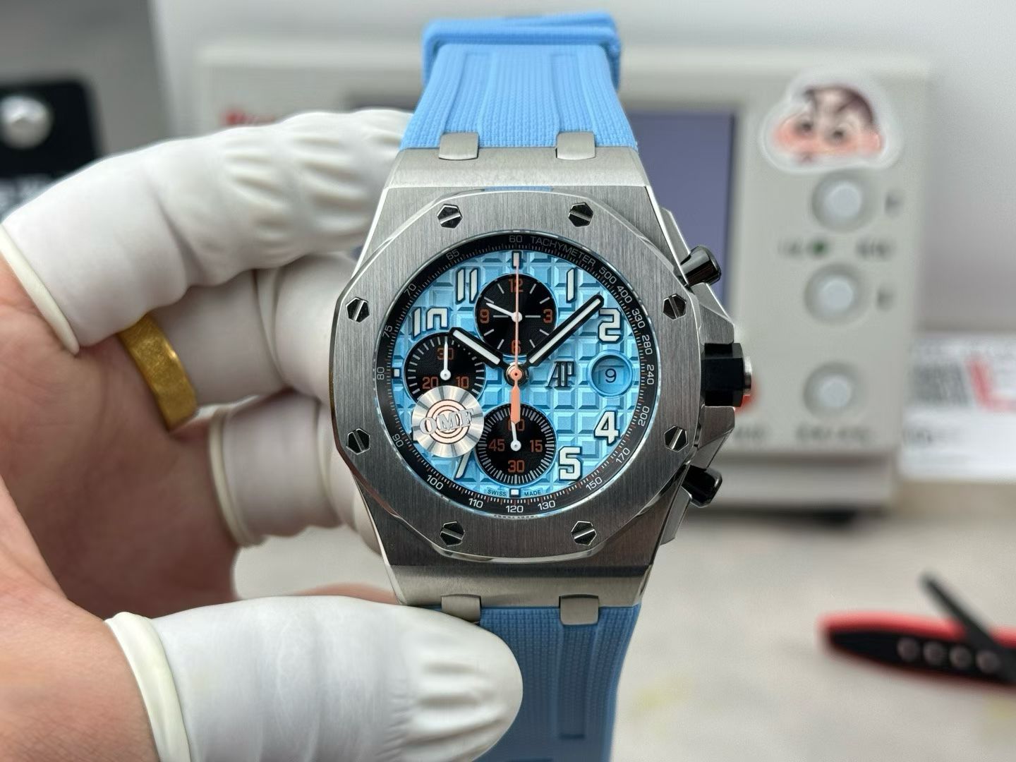 ap rubber blue